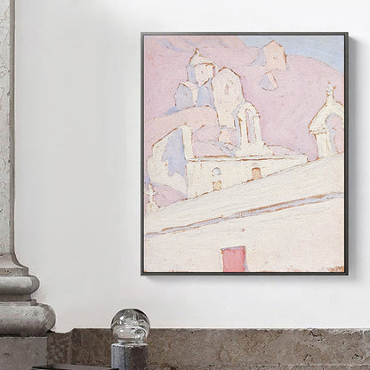 Vivolux | Architectuur Muurdecoratie Geïntegreerd Modern voor Badkamer Canvas, Meerdere Maatopties