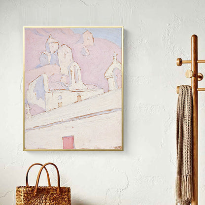 Vivolux | Architectuur Muurdecoratie Geïntegreerd Modern voor Badkamer Canvas, Meerdere Maatopties