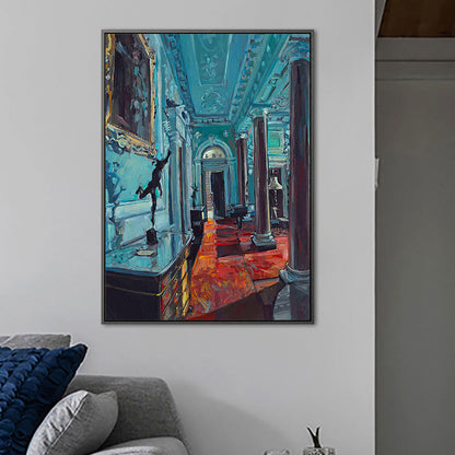 Vivolux | Hausinterieur Kunst für Gästezimmer Ölmalerei Wanddekoration, mehrere Größenoptionen