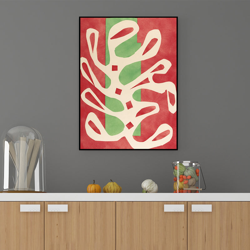 Vivolux | Abstraktes Mustertapete Pastellfarbige Leinwandkunst-Drucke Texturiert für Wohnzimmer