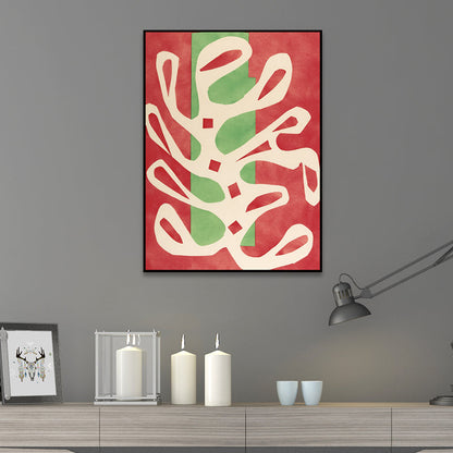 Vivolux | Abstraktes Mustertapete Pastellfarbige Leinwandkunst-Drucke Texturiert für Wohnzimmer