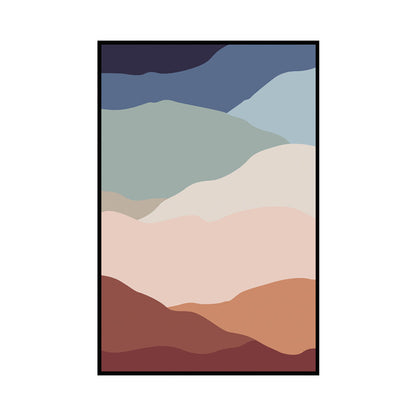 Vivolux | Abstraktes Mustertapete Pastellfarbige Leinwandkunst-Drucke Texturiert für Wohnzimmer