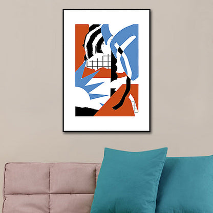 Vivolux | Abstrakte Wandkunst Bohemian Texturierte Leinwanddruck für das Wohnzimmer (Mehrere Größenoptionen)