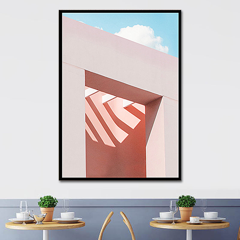 Vivolux | Illustrationen Wandkunst Dekor Texturiertes Skandinavisches Esszimmer Leinwanddruck