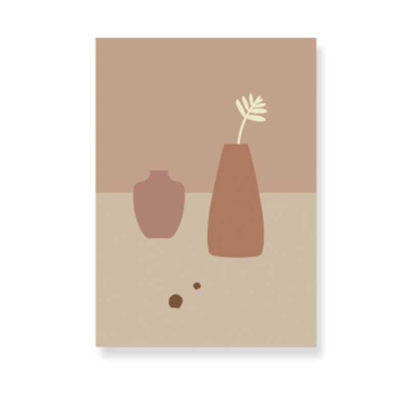 Vivolux | Hellkhaki Blumen Wanddekoration Keramiktopf Nordisch Texturiert für Wohnzimmer, Mehrere Größen