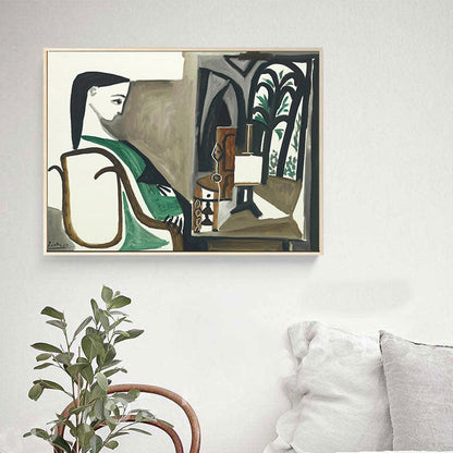 Vivolux | Nordic Style Charakter Malerei Küche Rückenfliese Wandkunst Druck in Hellfarbe