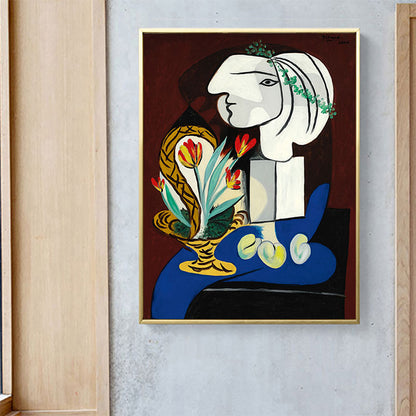 Vivolux | Pastellfarbene nordische Malerei Neuheitsfigur Wandkunst für die Küche, mehrere Größen