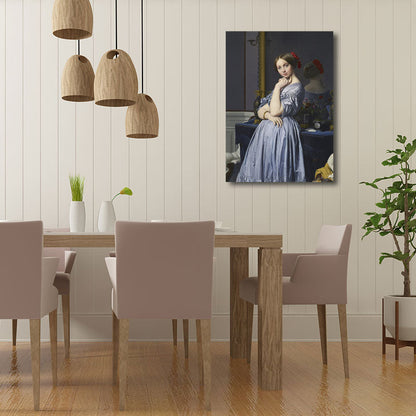 Vivolux | Nordic Character-Leinwand für das Mädchenzimmer Ölgemälde Wanddekoration, mehrere Größen