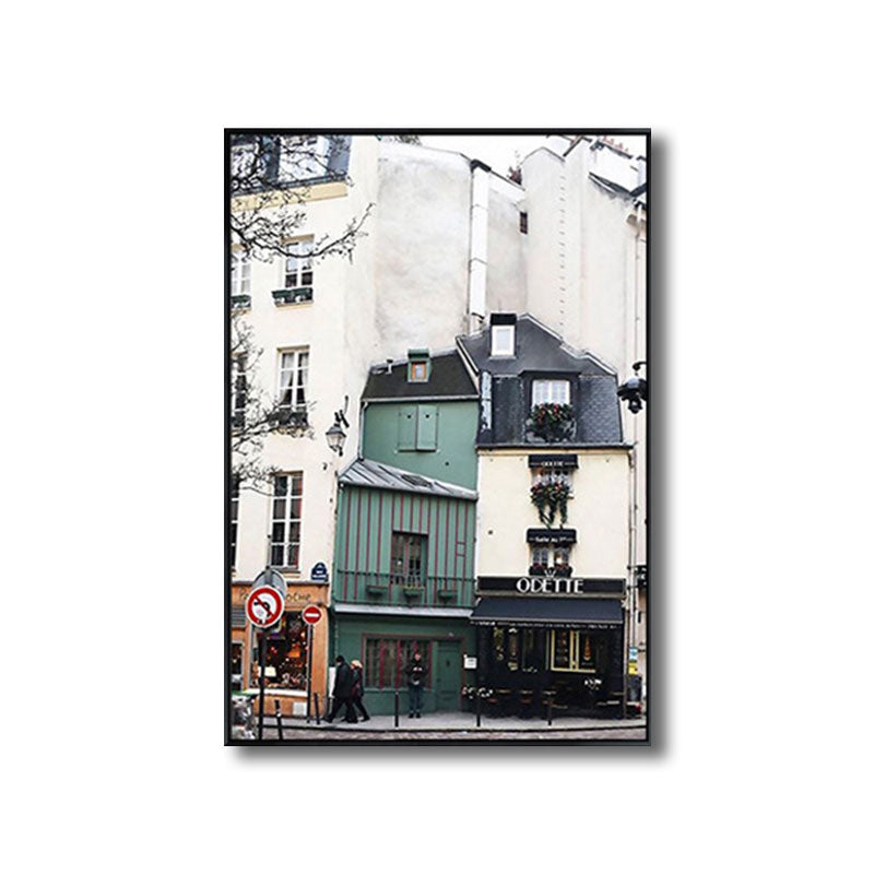 Vivolux | Architektur Wandkunst Dekor für das Wohnzimmer Eingewickelte Leinwand Weiß für dekorative Zwecke, Mehrere Größen verfügbar