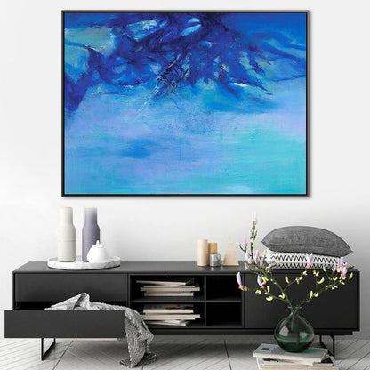 Vivolux | Berg Wanddekoration Zeitgenössischer Stil Texturiertes Wohnzimmer Leinwand, Mehrere Größen