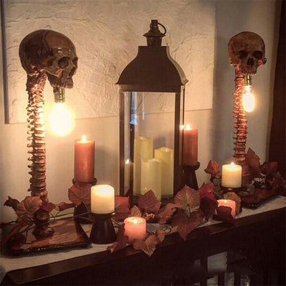 Vivolux | Horror-Skelett mit Wirbelsäulenlampe