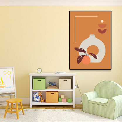 Vivolux | Pastellfarbiger Topf Eingewickelte Leinwand Texturiert Nordische Wohnzimmer Wandkunst Deco, Mehrere Größenoptionen