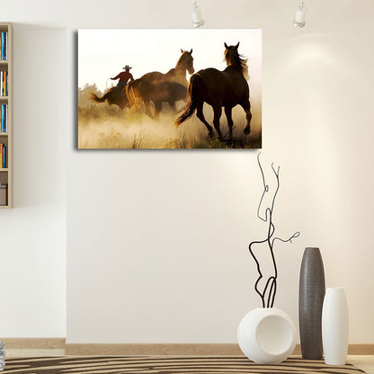 Vivolux | Prachtige Steeds Canvas Kunst voor Woonkamer Wilde Dieren Muurdecoratie in Pastel Kleur