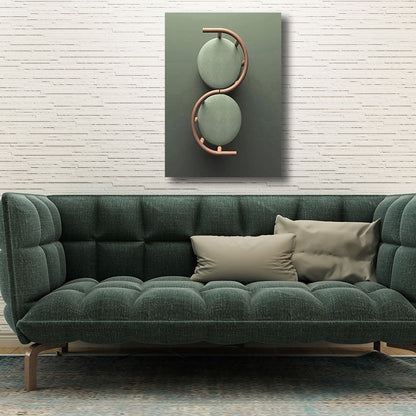 Vivolux | Textured Home Decor Kleurvolle Canvas Prints Modernistische Geometrische Wandkunst voor Corridor