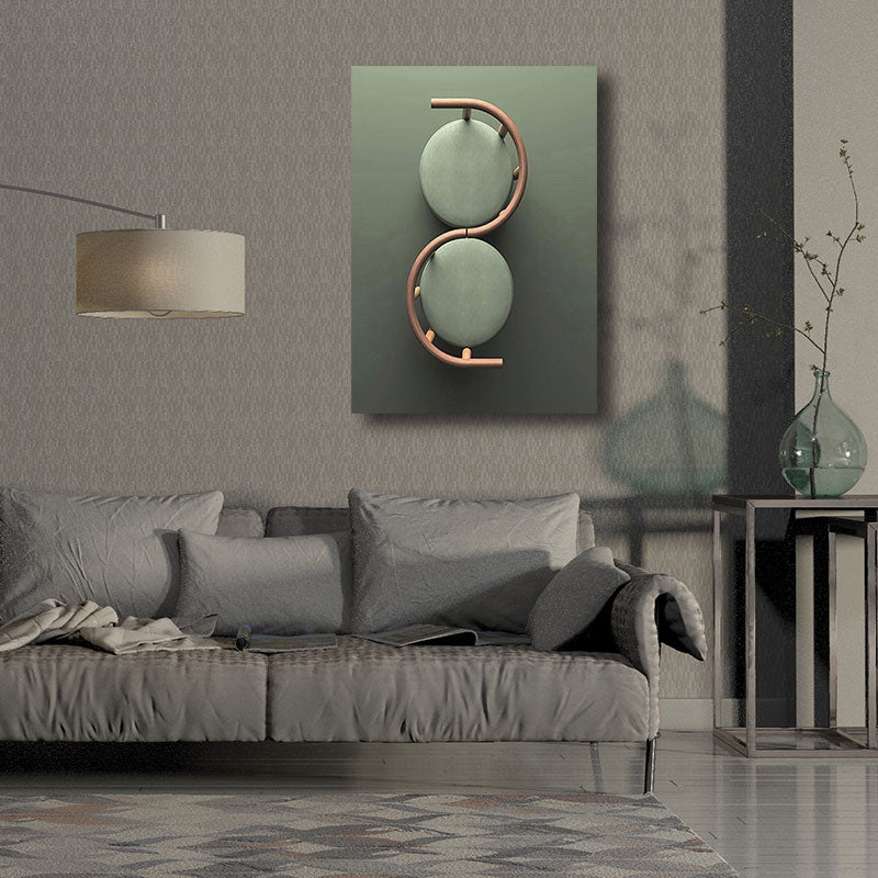 Vivolux | Textured Home Decor Kleurvolle Canvas Prints Modernistische Geometrische Wandkunst voor Corridor
