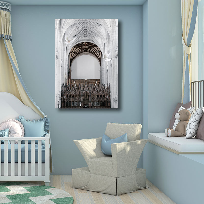 Vivolux | Multicolored Architektur Leinwanddruck Dekorativ Modern für Flur Gemälde