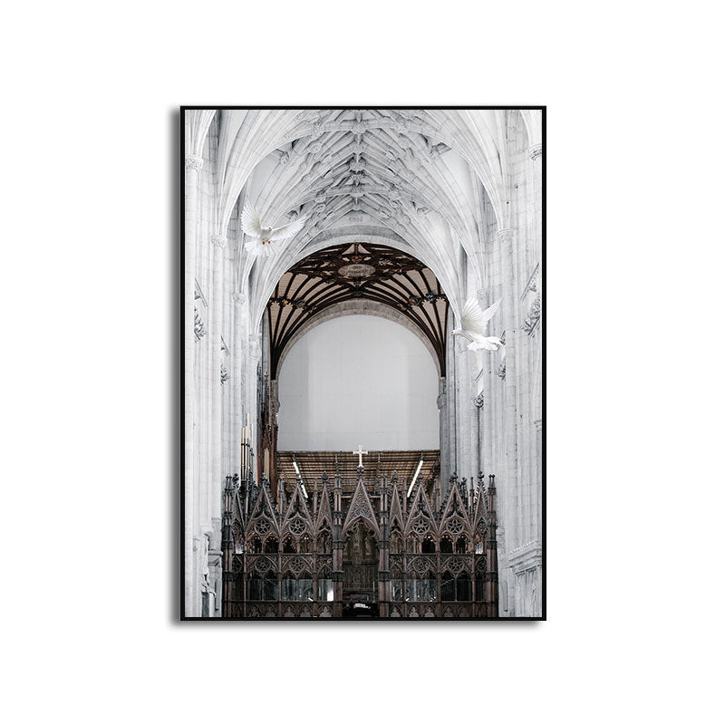 Vivolux | Multicolored Architektur Leinwanddruck Dekorativ Modern für Flur Gemälde