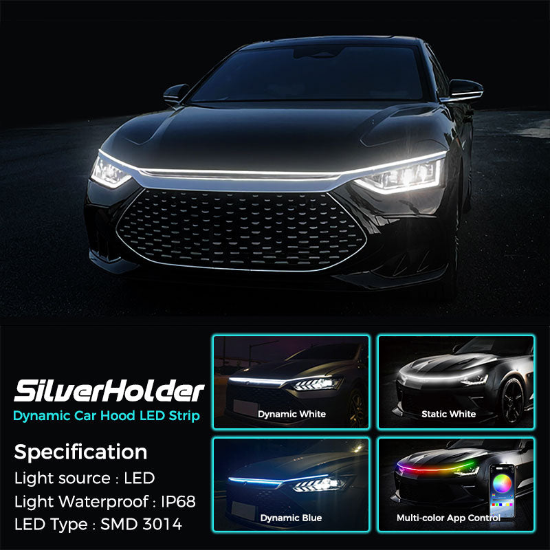 LED-Lichtleiste für die Motorhaube