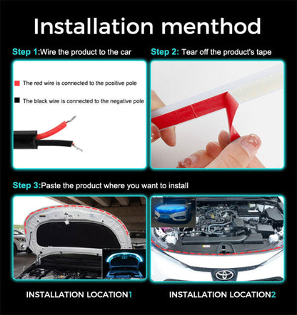 LED-Lichtleiste für die Motorhaube