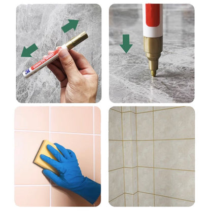 Vivolux | Pousbo Anti-Schimmel und wasserfester Fugenstift für Keramikfliesen