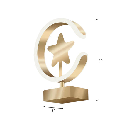 Vivolux | Star Acryl Wandlamp Fixture Contemporary LED Gold Wandmontage Lamp in Warm/Wit Licht
