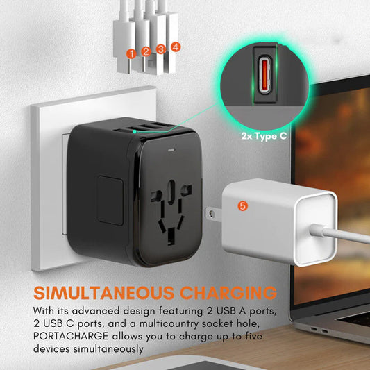 Vivolux | Universeller 100V-220V Smart Reiseadapter Spannungswandler