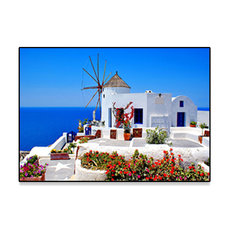 Vivolux | Fotografie Küstenleinwand Wandkunst Strandlandschaft in hellen Farben für das Wohnzimmer