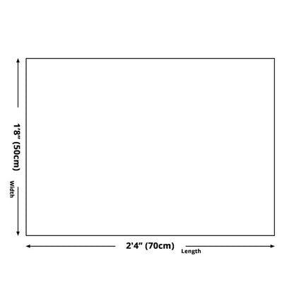 Vivolux | Landschaft Wandkunstdruck Dunkle Farbe Minimalistische Umwickelte Leinwand für Wohnzimmer, Mehrere Größen