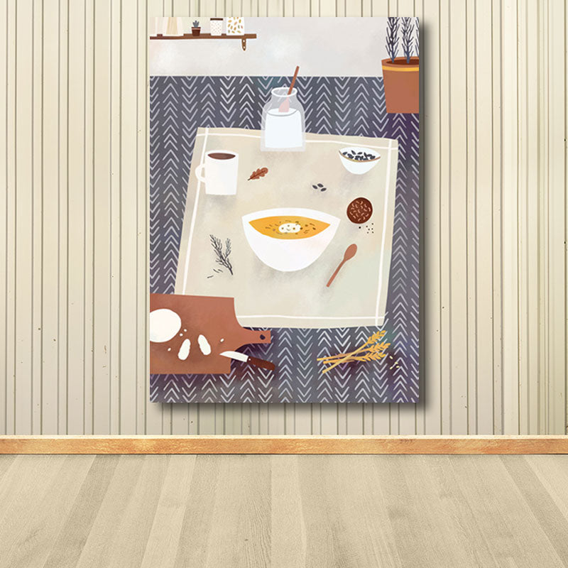 Vivolux | Bunte Koch-Leinwandkunst Druck Diät Modernist Wohnkultur Gemälde für Restaurant