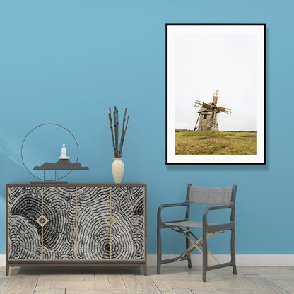 Vivolux | Natürliche Landschafts-Wandkunst Küstentexturiertes Umwickeltes Leinwandbild in Heller Farbe für das Wohnzimmer