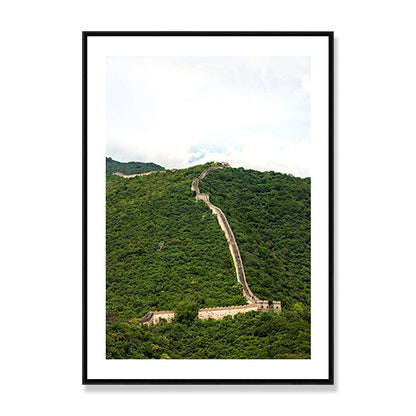 Vivolux | Natürliche Landschafts-Wandkunst Küstentexturiertes Umwickeltes Leinwandbild in Heller Farbe für das Wohnzimmer