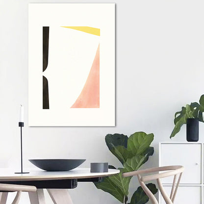 Vivolux | Irrgular abstraktes Muster Wanddekoration für das Schlafzimmer in Pastellfarbe, mehrere Größen