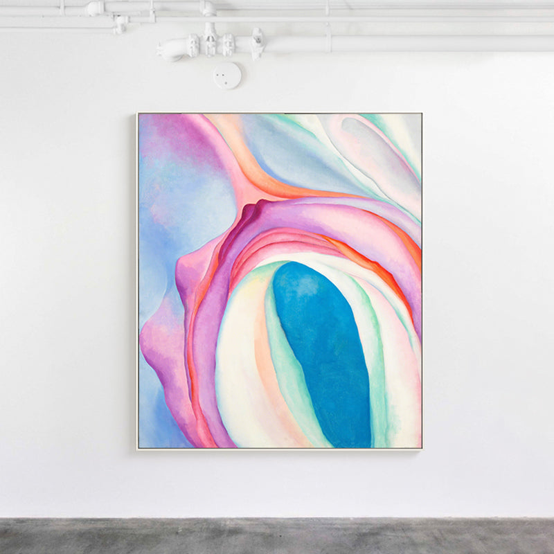 Vivolux | Magisches abstraktes Muster Gemälde für das Wohnzimmer in Pink, mehrere Größen verfügbar