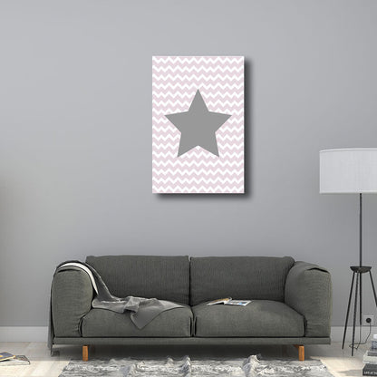 Vivolux | Zeitgenössisches Himmelselement Eingewickelte Leinwand Sanfte Farbe Heim Wandkunst Dekor für das Wohnzimmer