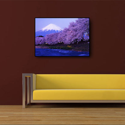 Vivolux | Leinwand Heimdekoration Kunstdruck Japanische Pflanzenmalereien in sanften Farben, mehrere Größen