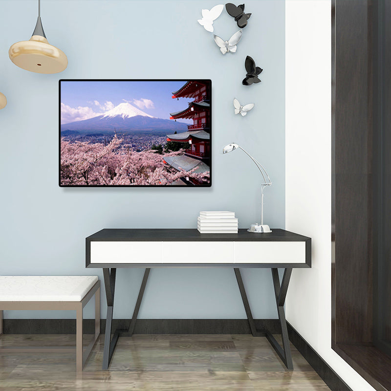 Vivolux | Leinwand Heimdekoration Kunstdruck Japanische Pflanzenmalereien in sanften Farben, mehrere Größen