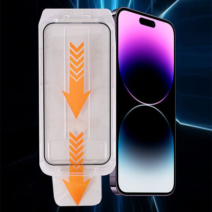 iPhone Tempered Anti-Peeking Screen Protector ohne Blasen Kein Staub