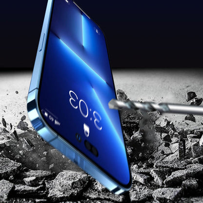 iPhone Tempered Anti-Peeking Screen Protector ohne Blasen Kein Staub