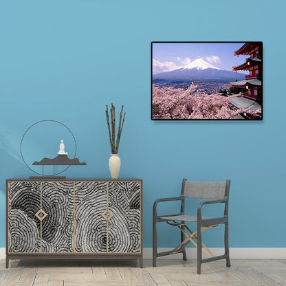 Vivolux | Leinwand Heimdekoration Kunstdruck Japanische Pflanzenmalereien in sanften Farben, mehrere Größen