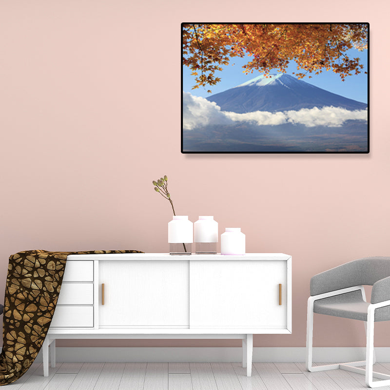 Vivolux | Leinwand Heimdekoration Kunstdruck Japanische Pflanzenmalereien in sanften Farben, mehrere Größen