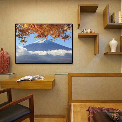 Vivolux | Leinwand Heimdekoration Kunstdruck Japanische Pflanzenmalereien in sanften Farben, mehrere Größen