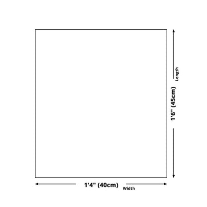 Vivolux | Abstrakte Farbblockmalerei Minimalistische Leinwand Wandkunst in Blau und Orange