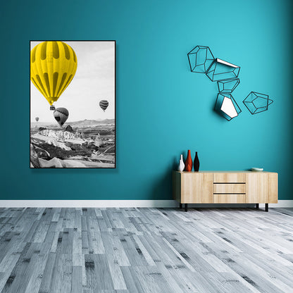 Vivolux | Fahrzeug Leinwand Wandkunst Einfachheit Texturiertes Gemälde in Gelb, Mehrere Größen Verfügbar