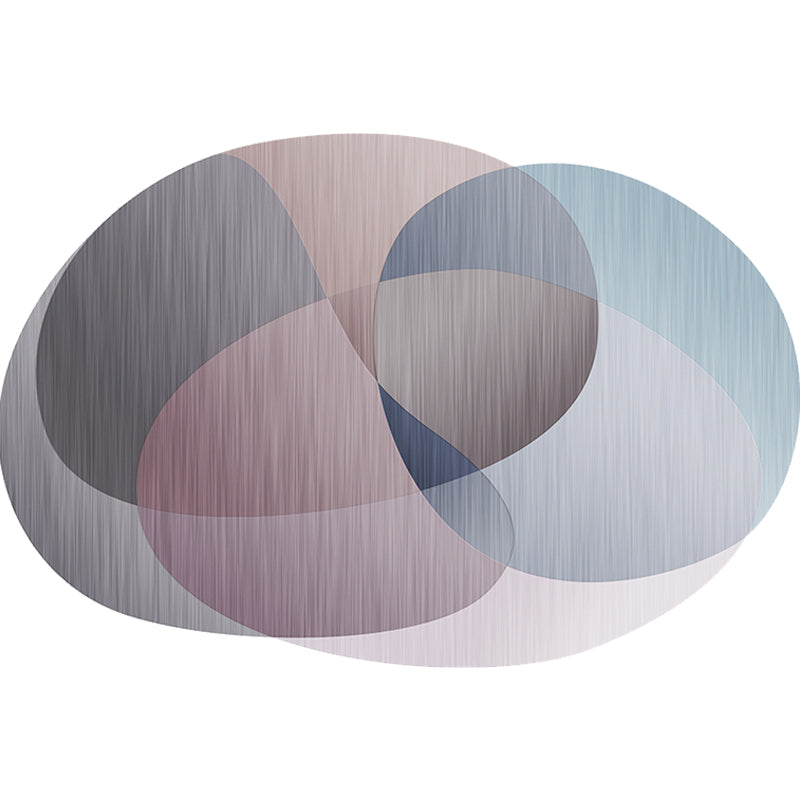 Vivolux | Grijze Onregelmatige Slaapkamer Tapijt Nieuwigheid Kleur Blokpatroon Gebied Tapijt Polyester Vlekbestendig Tapijt