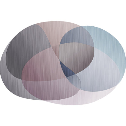 Vivolux | Grijze Onregelmatige Slaapkamer Tapijt Nieuwigheid Kleur Blokpatroon Gebied Tapijt Polyester Vlekbestendig Tapijt