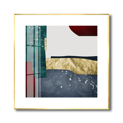 Vivolux | Lichte Kleur Abstracte Muurdecoratie Textured Hedendaagse Stijl Meisjes Slaapkamer Canvas