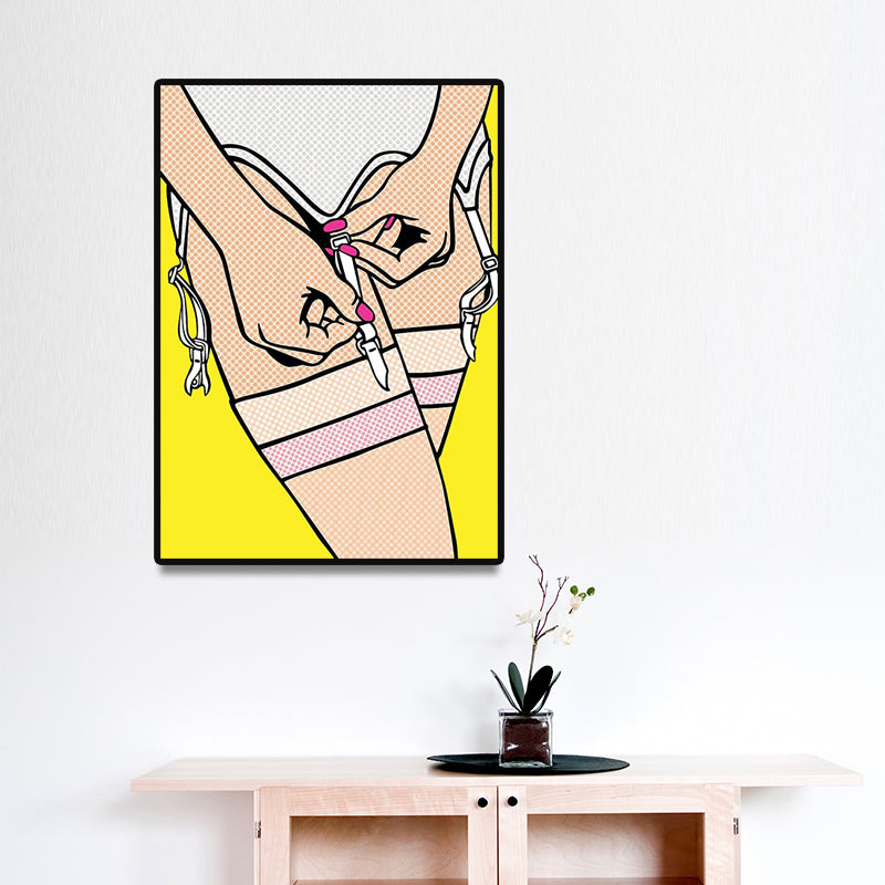 Vivolux | Zeitgenössische Damen Wandkunst für das Wohnzimmer auf Leinwand in hellen Farben, mehrere Größen verfügbar