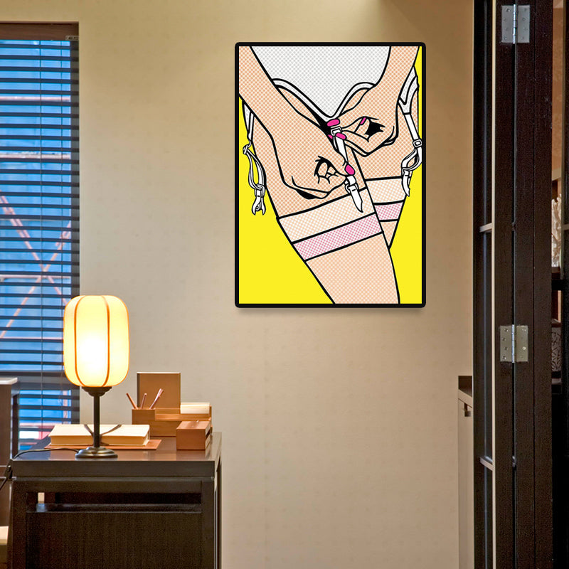 Vivolux | Zeitgenössische Damen Wandkunst für das Wohnzimmer auf Leinwand in hellen Farben, mehrere Größen verfügbar
