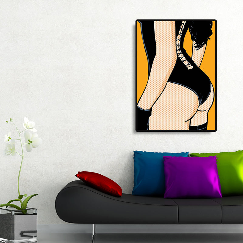 Vivolux | Zeitgenössische Damen Wandkunst für das Wohnzimmer auf Leinwand in hellen Farben, mehrere Größen verfügbar