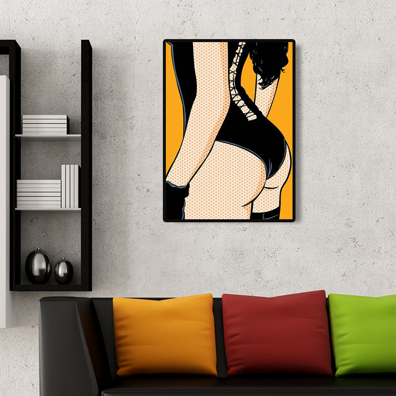 Vivolux | Zeitgenössische Damen Wandkunst für das Wohnzimmer auf Leinwand in hellen Farben, mehrere Größen verfügbar